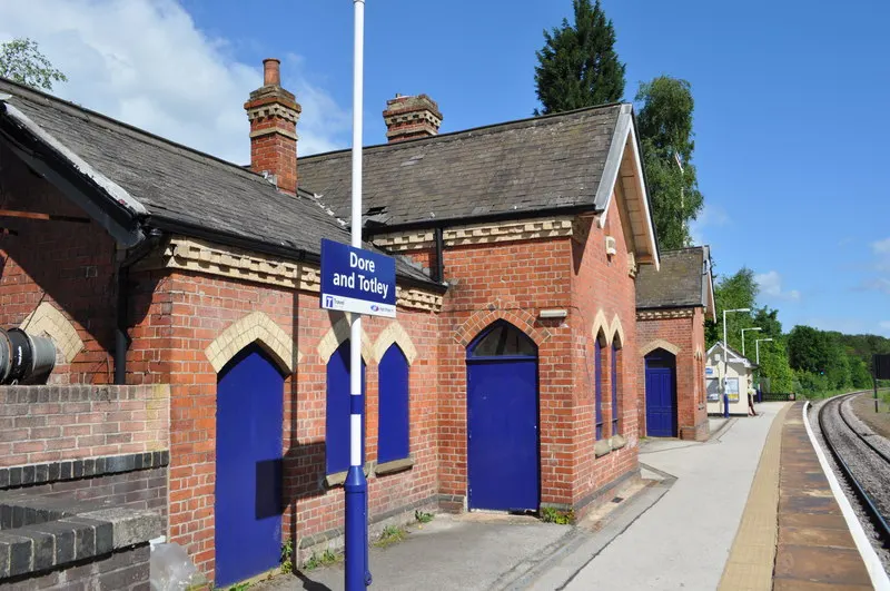 Dore & Totley railway station, the local landmark of S17
